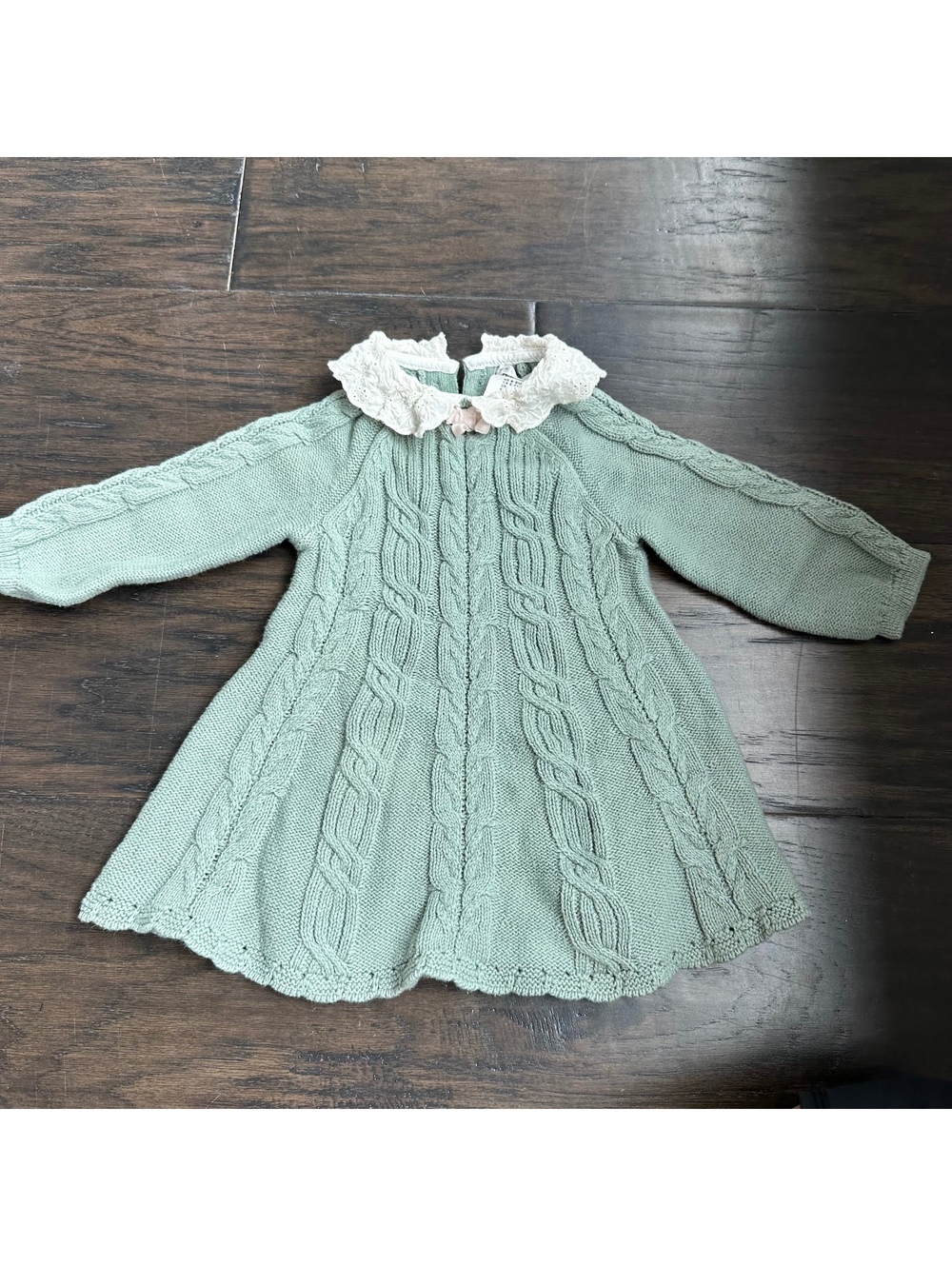 Max Studio Baby Cable knit Dress Outfit 6-9M